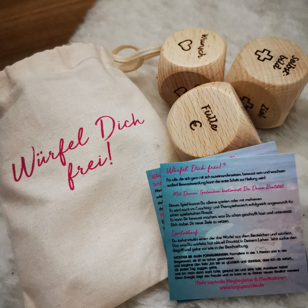 Würfelspiel "Würfel Dich frei" Tanja Peschke Quantenheilung